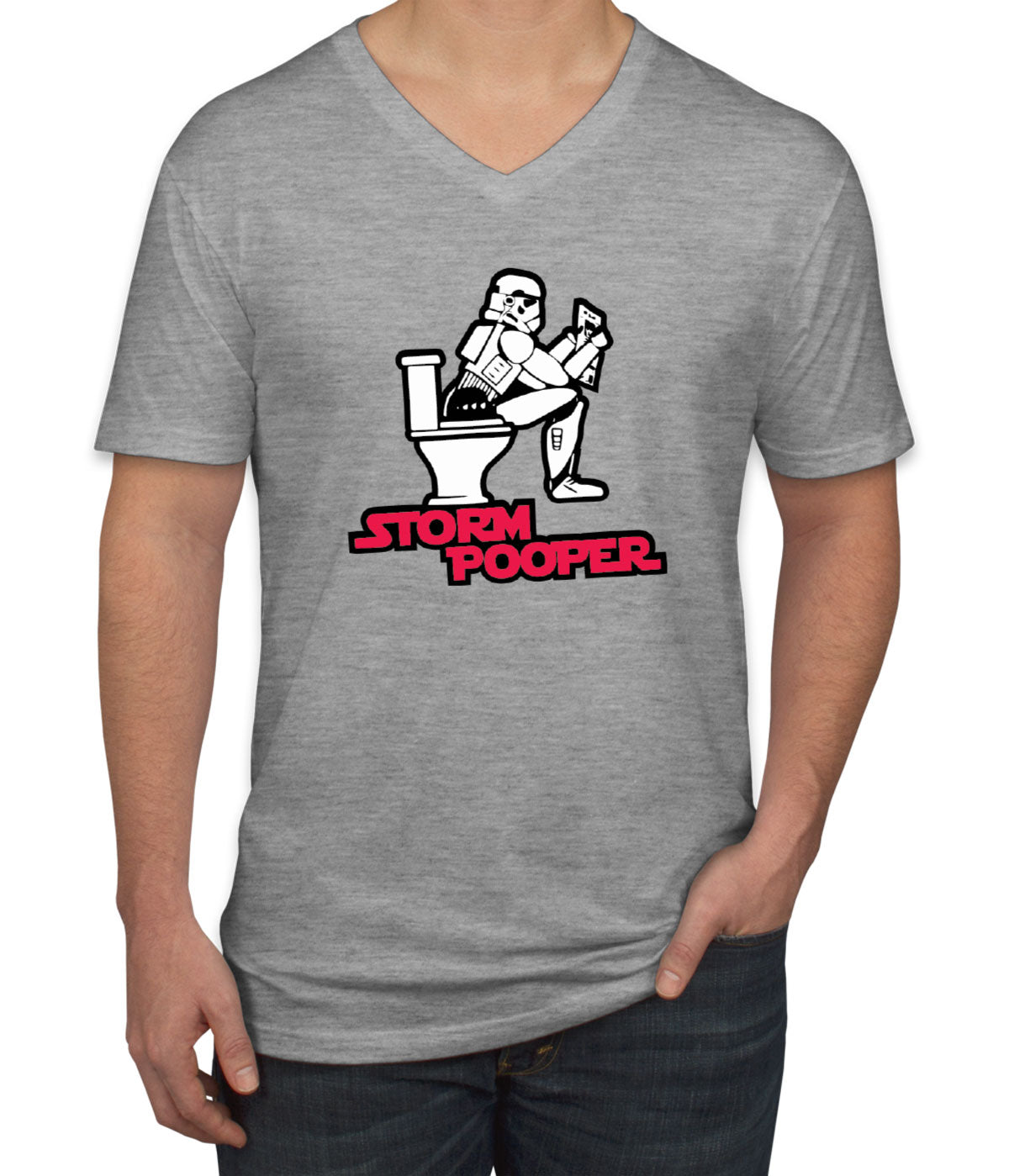 Storm Pooper  Men's V Neck T-shirt