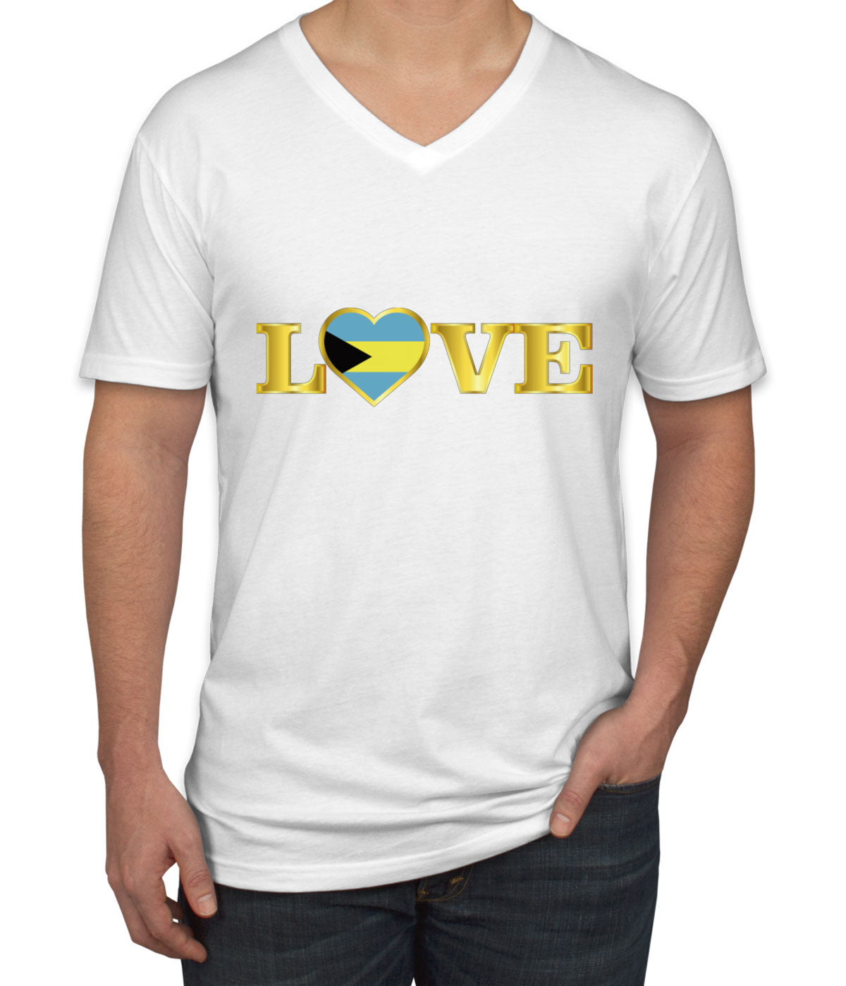 Bahamas Love Men's V Neck T-shirt