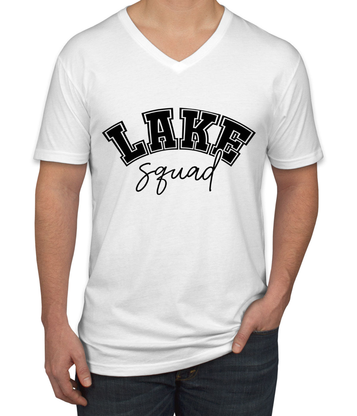 Lake Squad Men's V Neck T-shirt