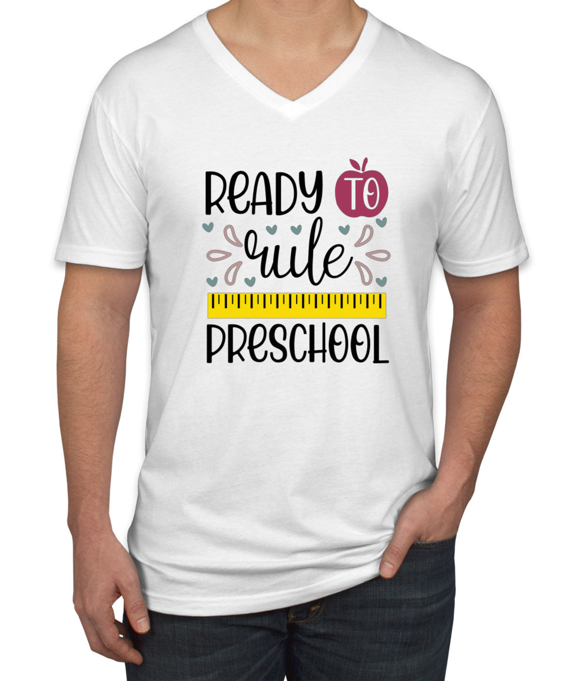 Ready To Rule Preschool Men's V Neck T-shirt