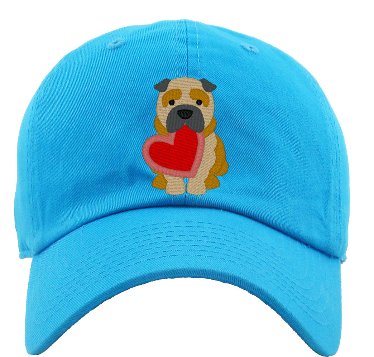 Shar Pei Puppy Dog Love Premium Baseball Cap