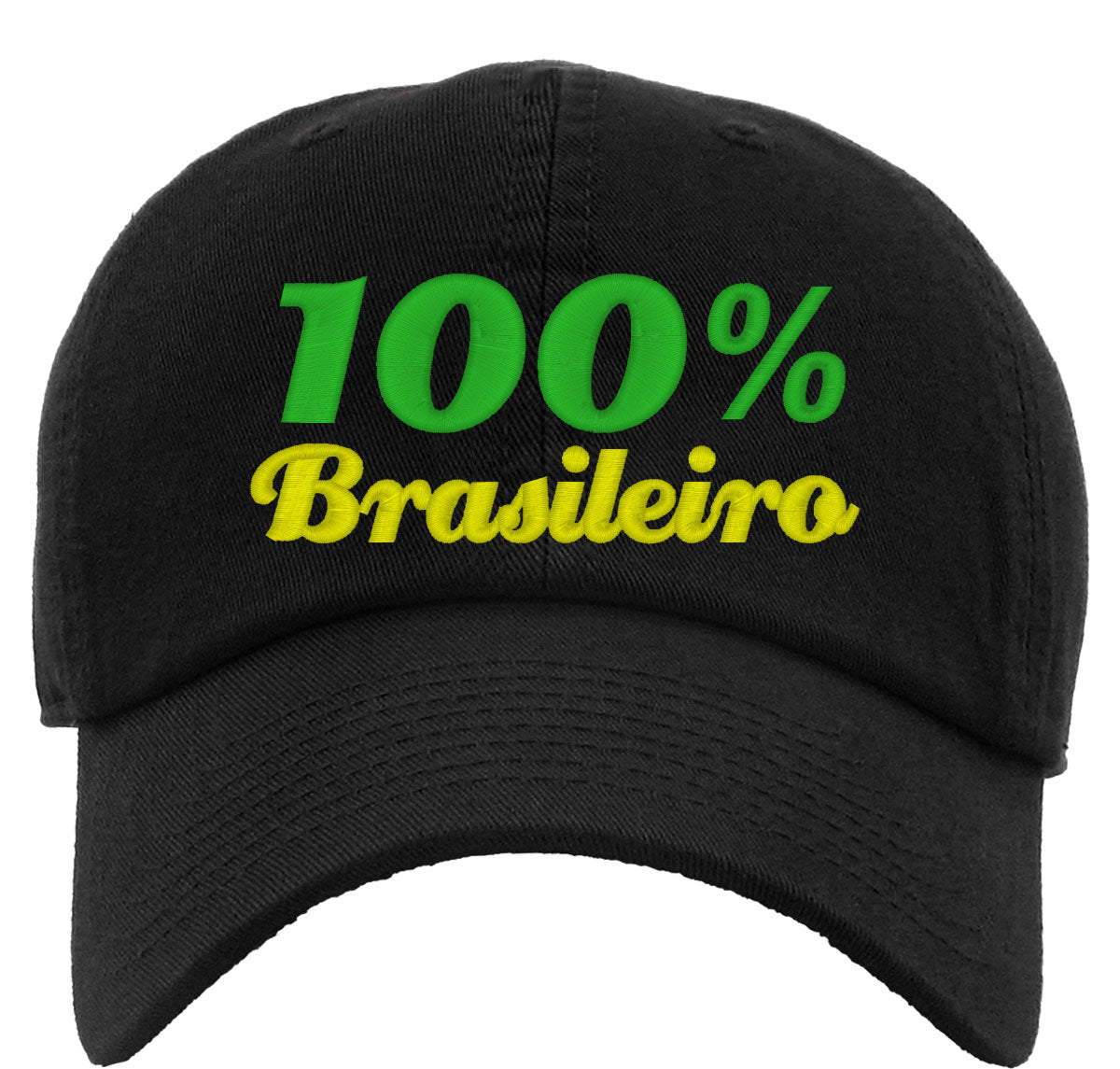 100% Brasileiro Brazilian Day Premium Baseball Cap