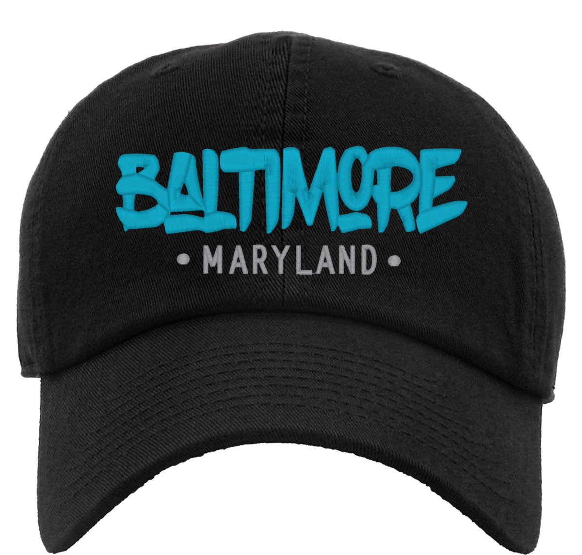 Baltimore Typography Premium Baseball Cap