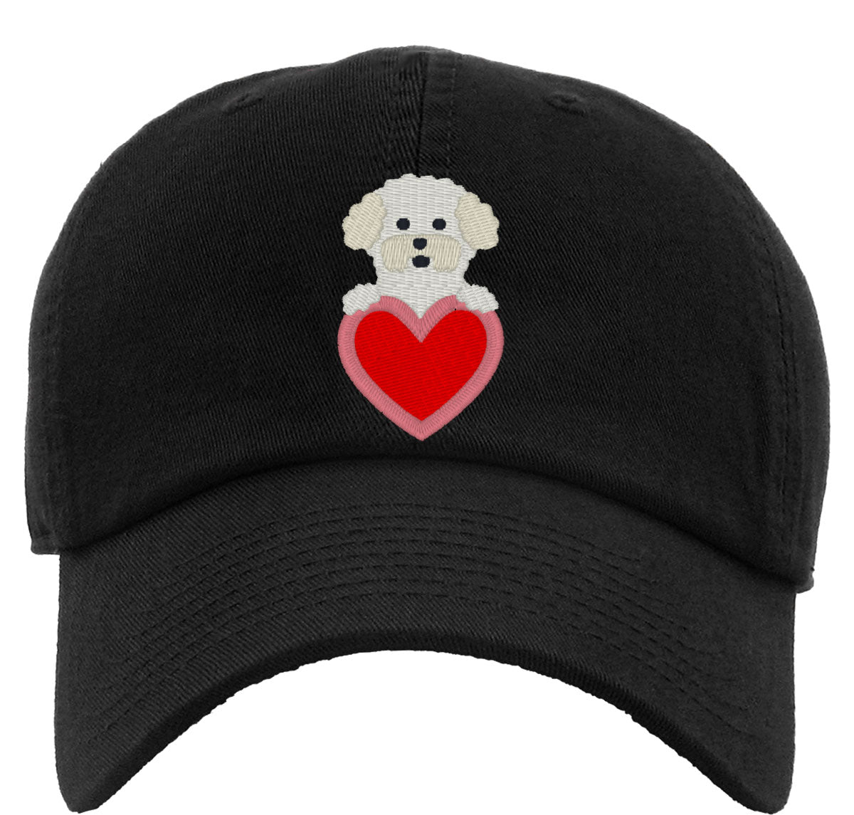 Bichon Frise Puppy Dog Love Premium Baseball Cap