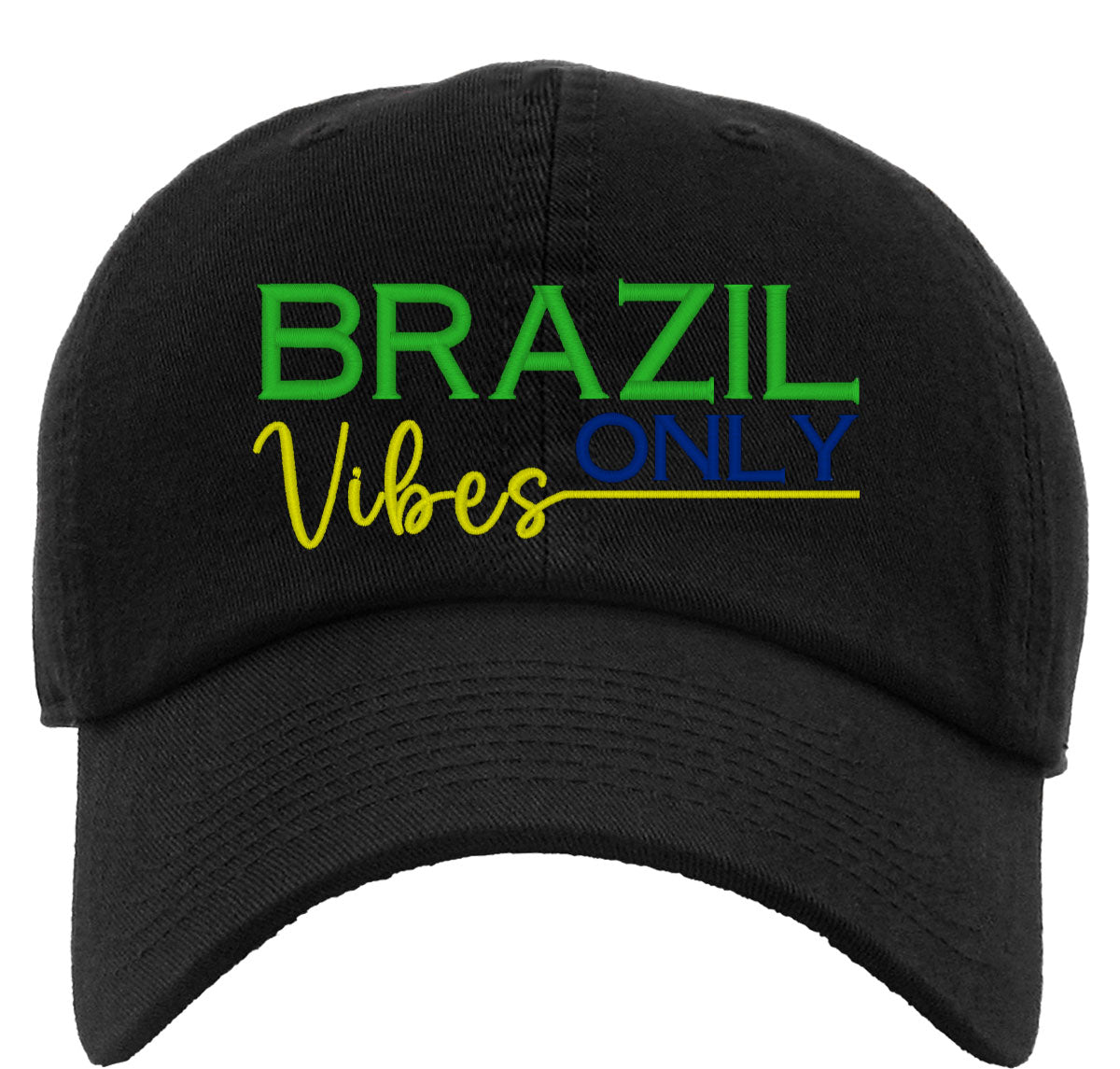 Brazilian Vibes Only Brazilian Day Premium Baseball Cap