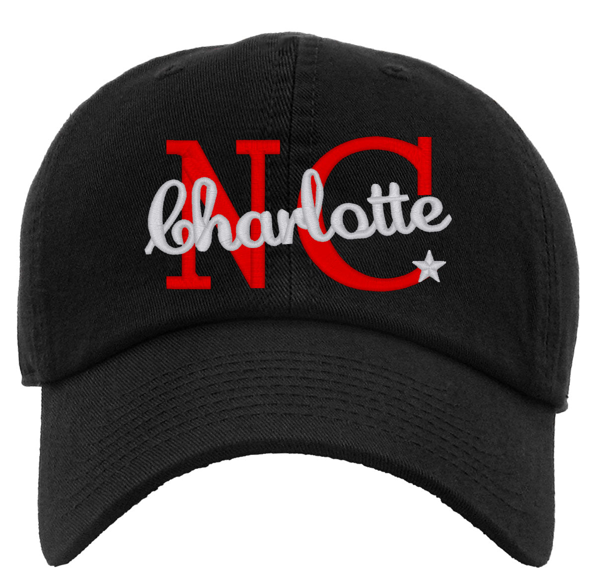 Charlotte North Carolina Premium Baseball Cap