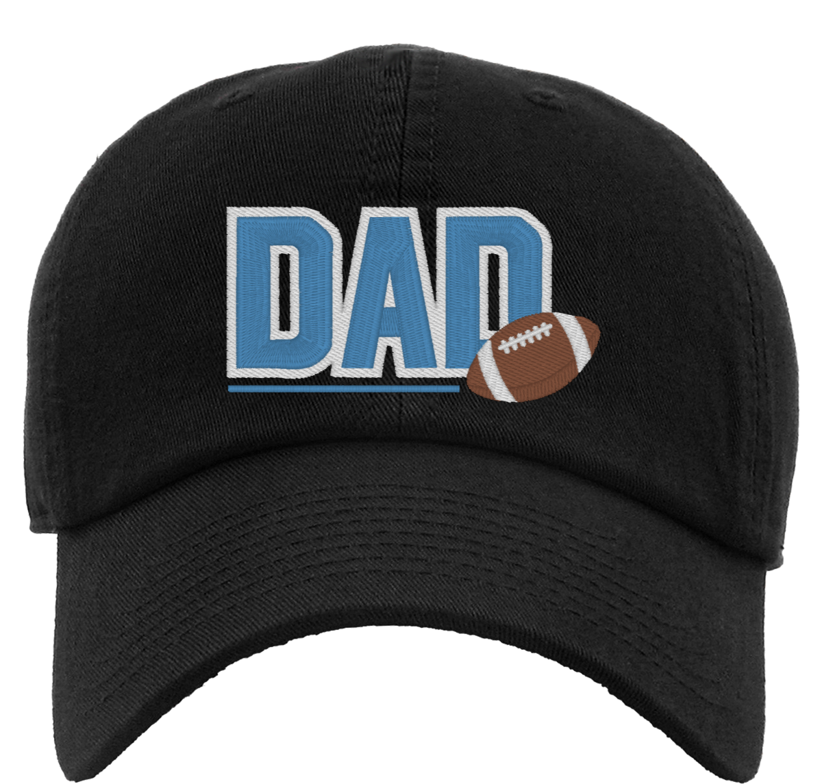 Football Dad Father's Day Premium Baseball Cap