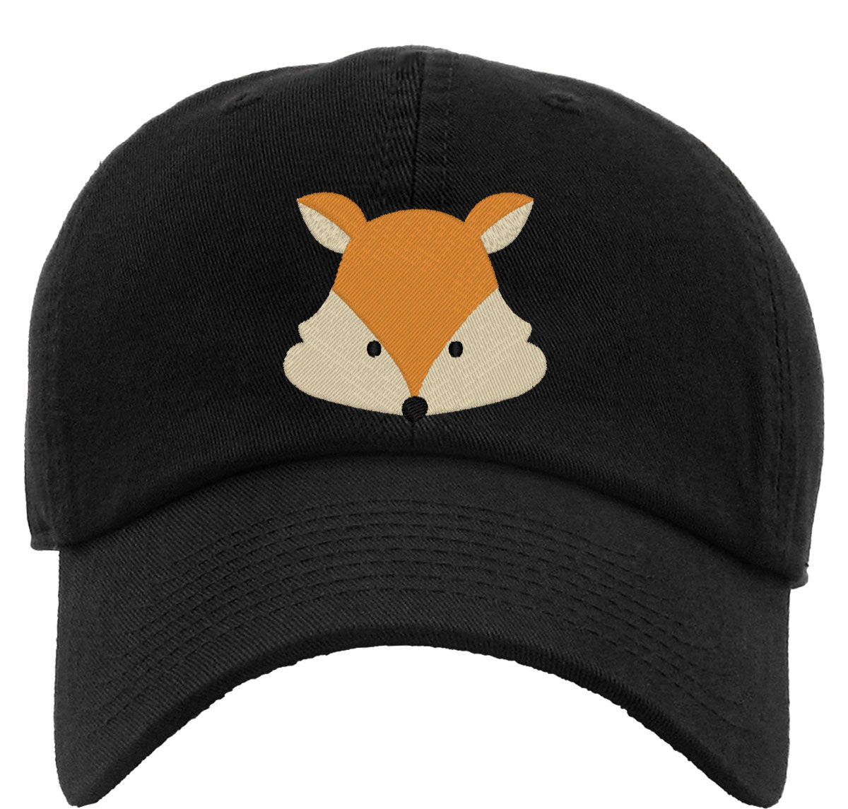 Cute Fox Face Premium Baseball Cap
