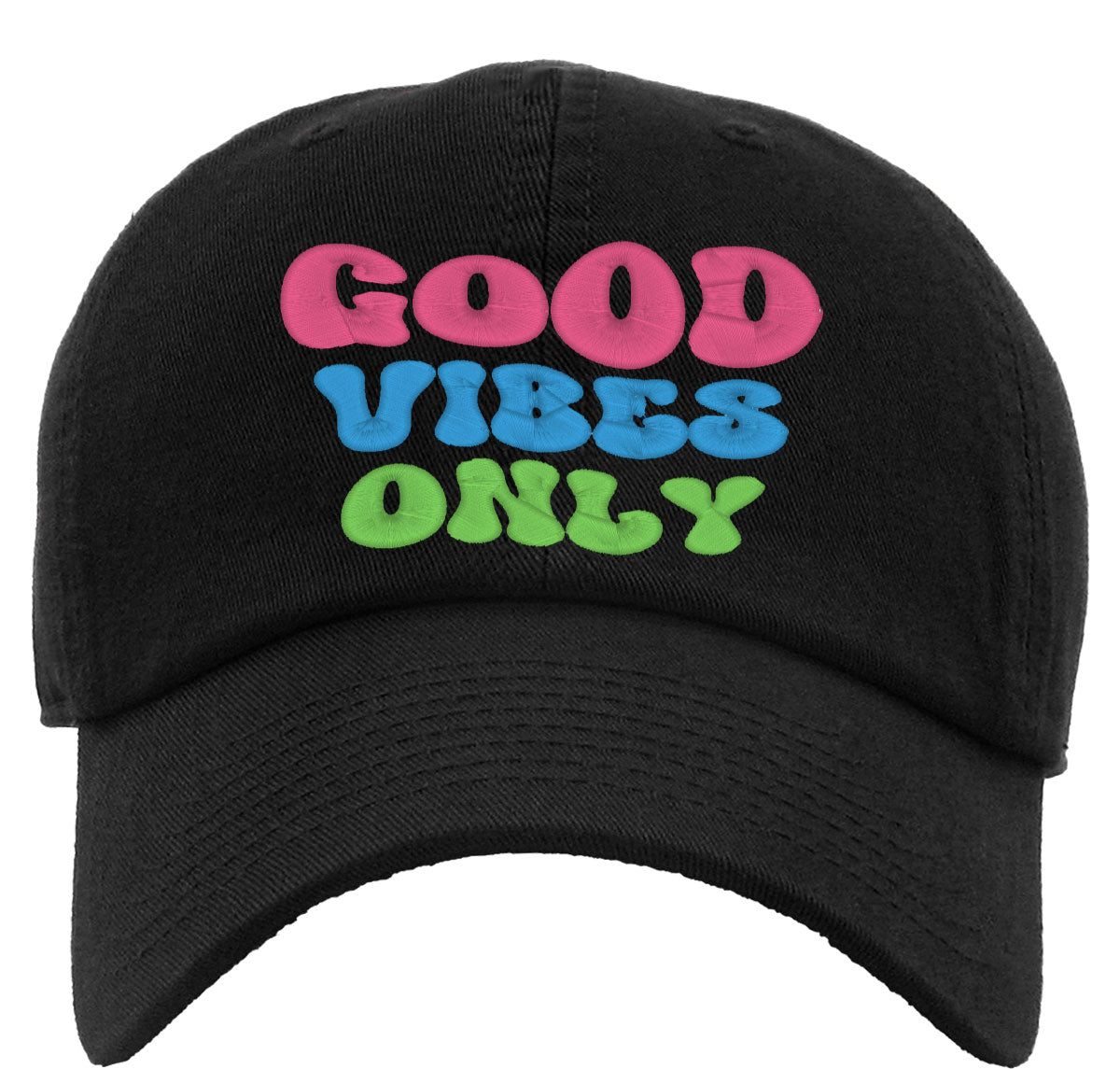 Good Vibes Only Premium Baseball Cap