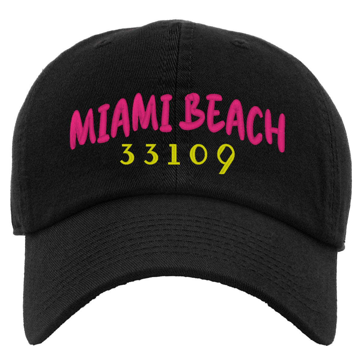 Miami Beach 33109 Premium Baseball Cap