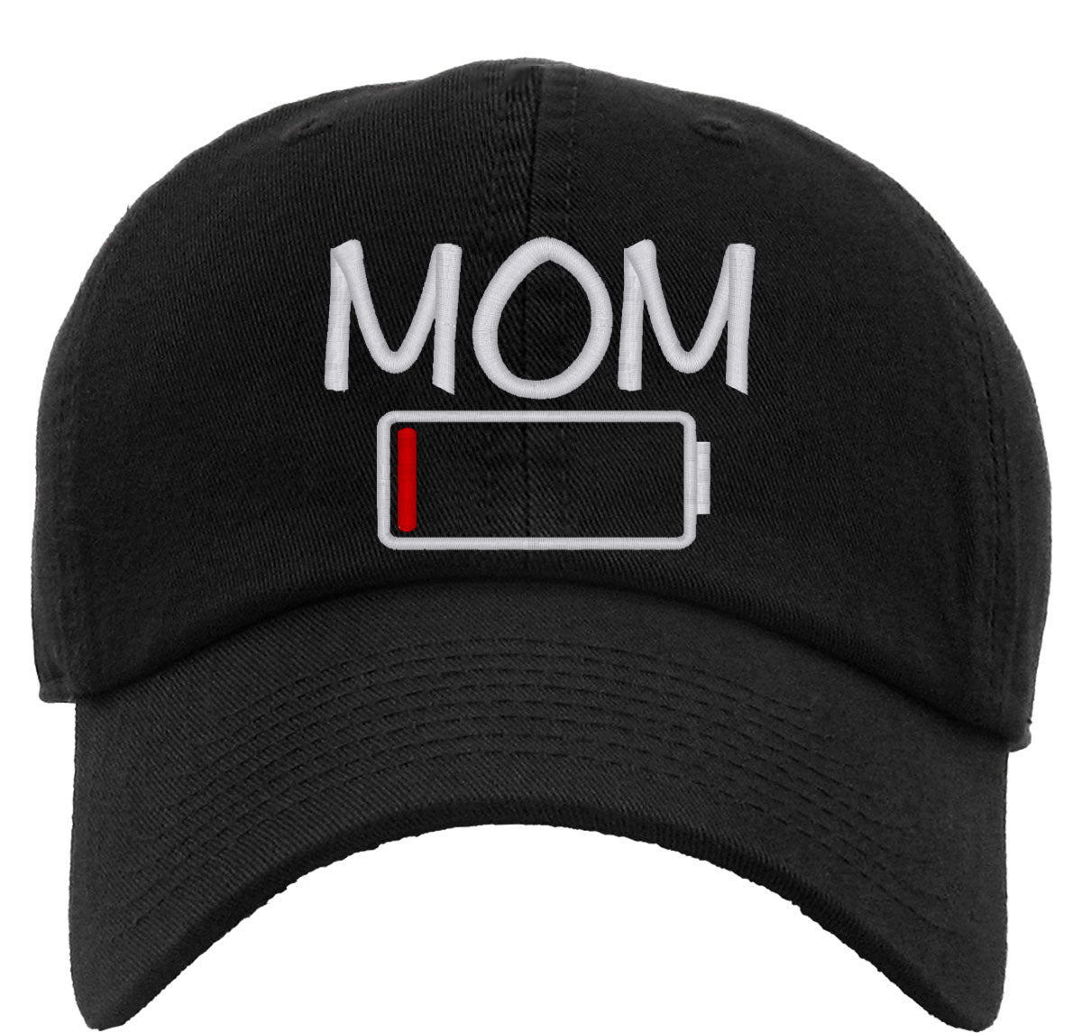 Mom Battery Charge Status Premium Baseball Cap