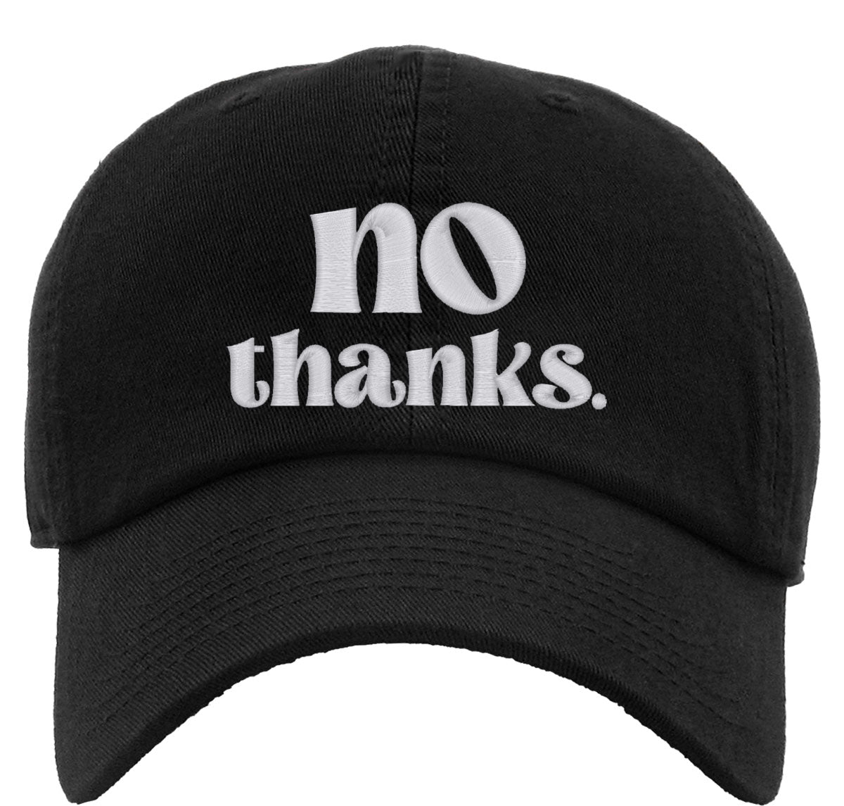 No Thanks Premium Baseball Cap