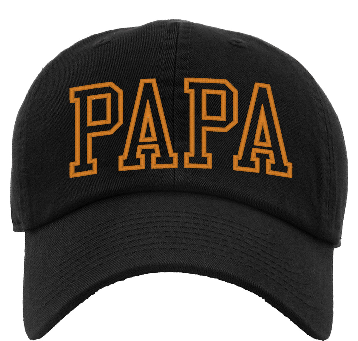 Papa Outline Typography Premium Baseball Cap