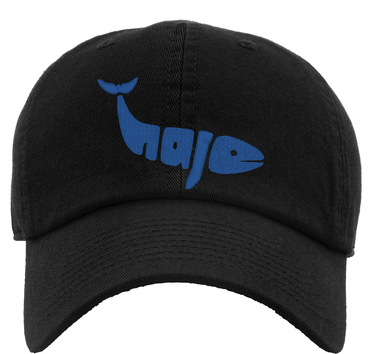 Whale Typography Premium Baseball Cap