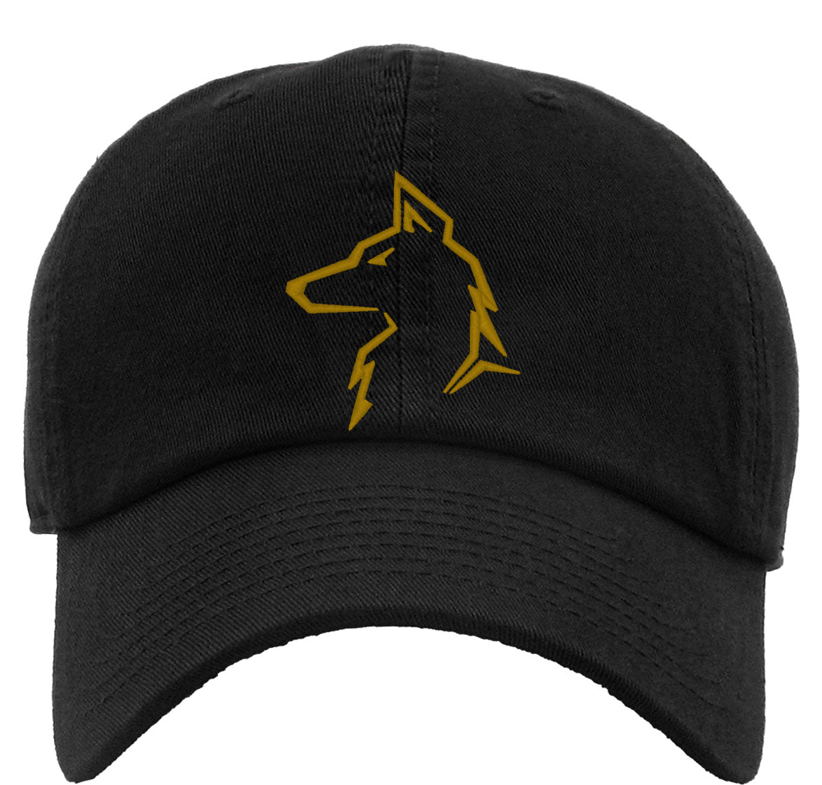 Wolf Silhouette Premium Baseball Cap