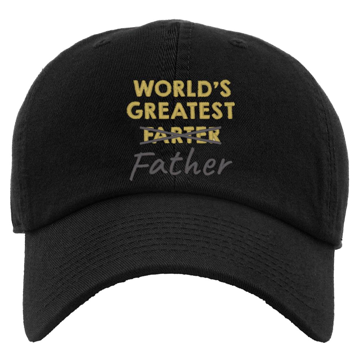 World's Greatest Farter Father Funny Father's Day  Premium Baseball Cap