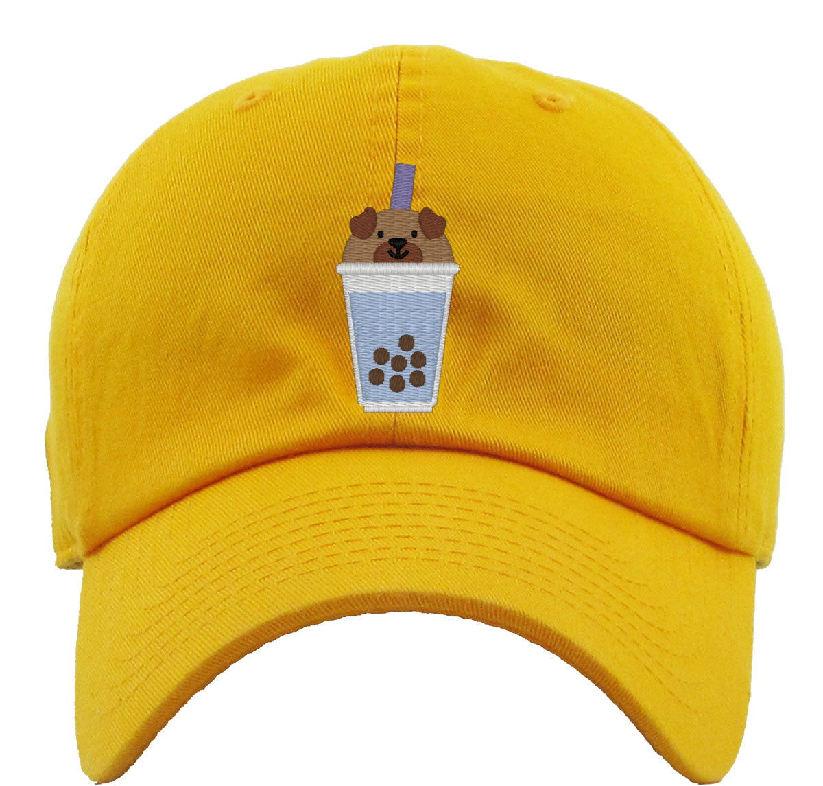 Cute Bobatea Dog Premium Baseball Cap