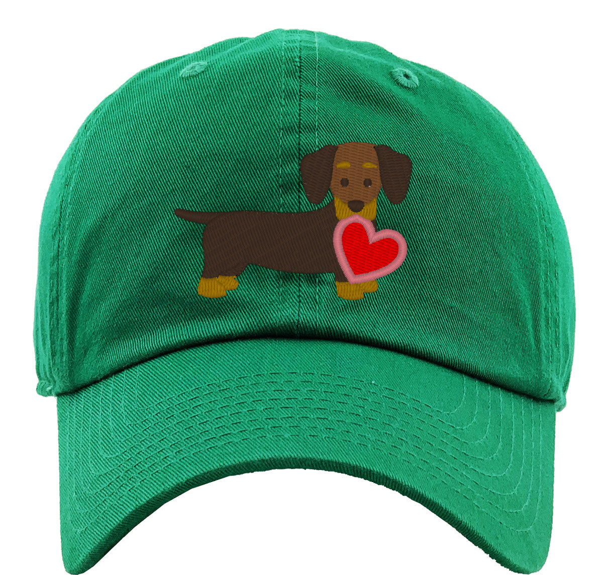 Dachshund Puppy Dog Love Premium Baseball Cap
