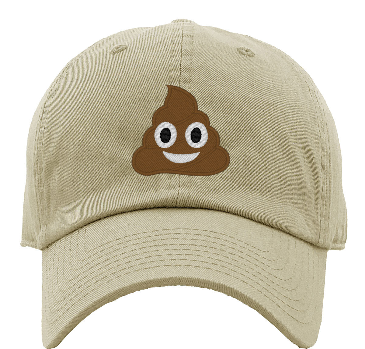 Funny Emoji Poop Premium Baseball Cap