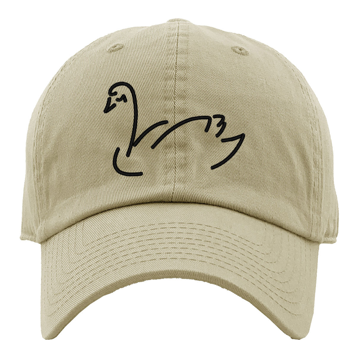 Goose Silhouette Premium Baseball Cap