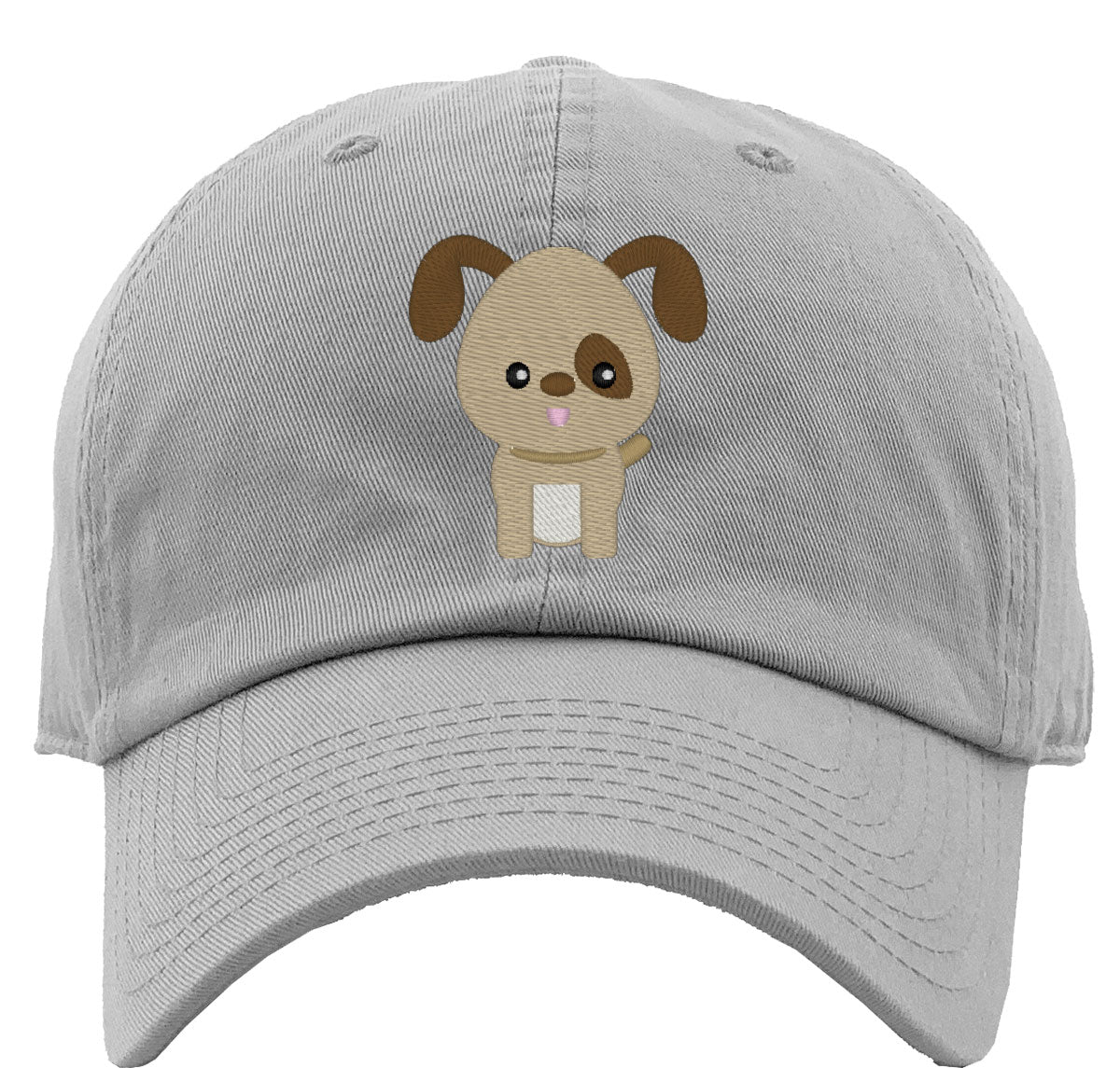 Cute Puppy Dog Premium Baseball Cap