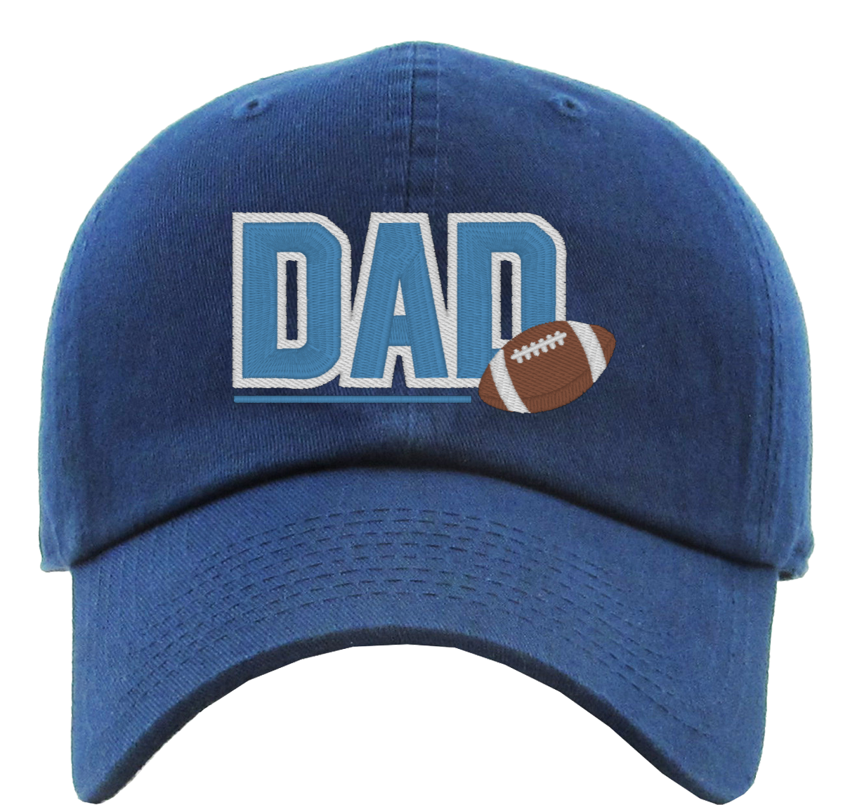 Football Dad Father's Day Premium Baseball Cap