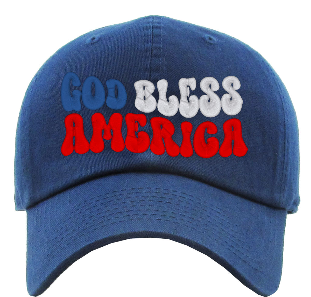 God Bless America Independence Day Premium Baseball Cap