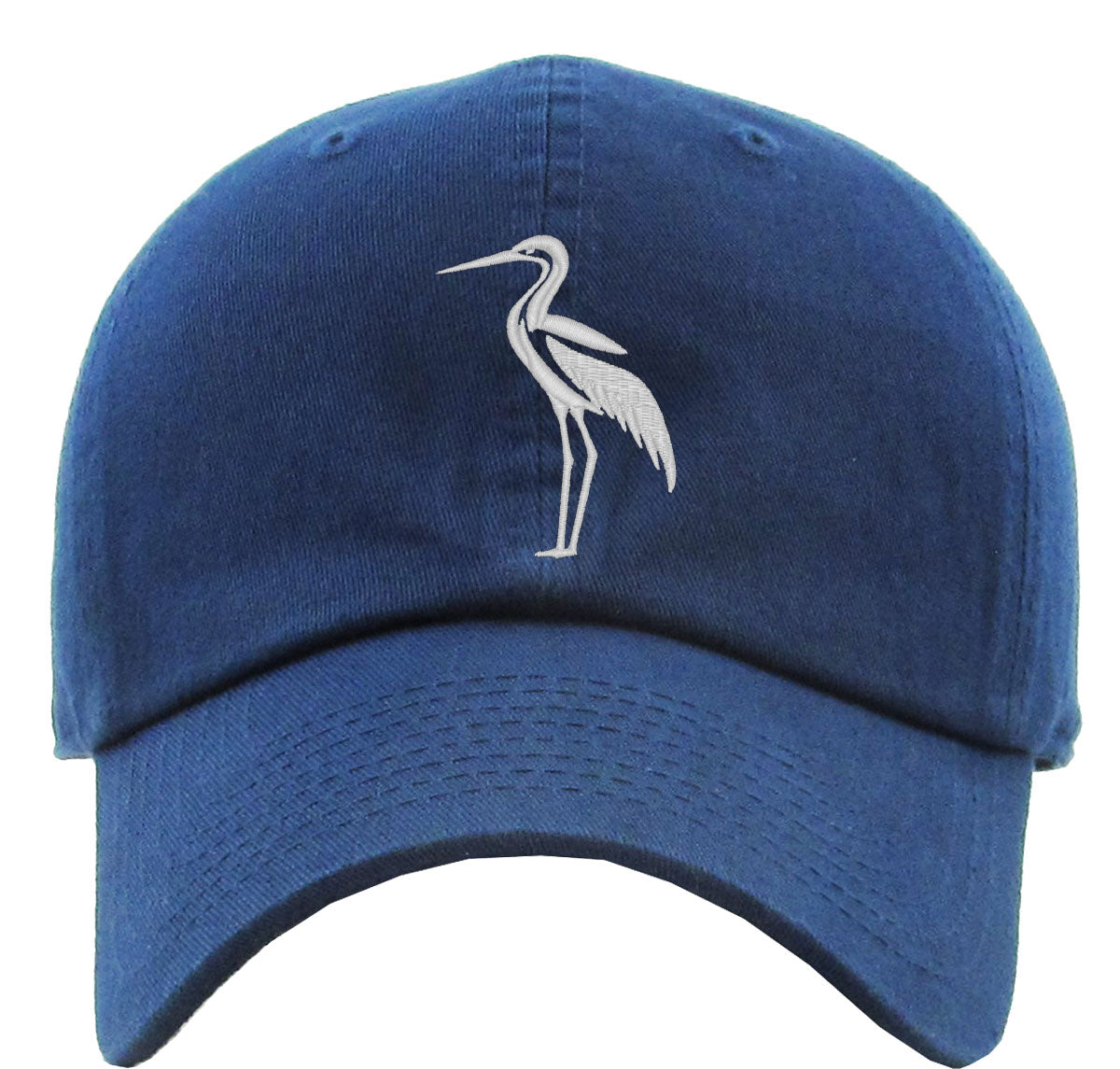 Heron Silhouette Premium Baseball Cap