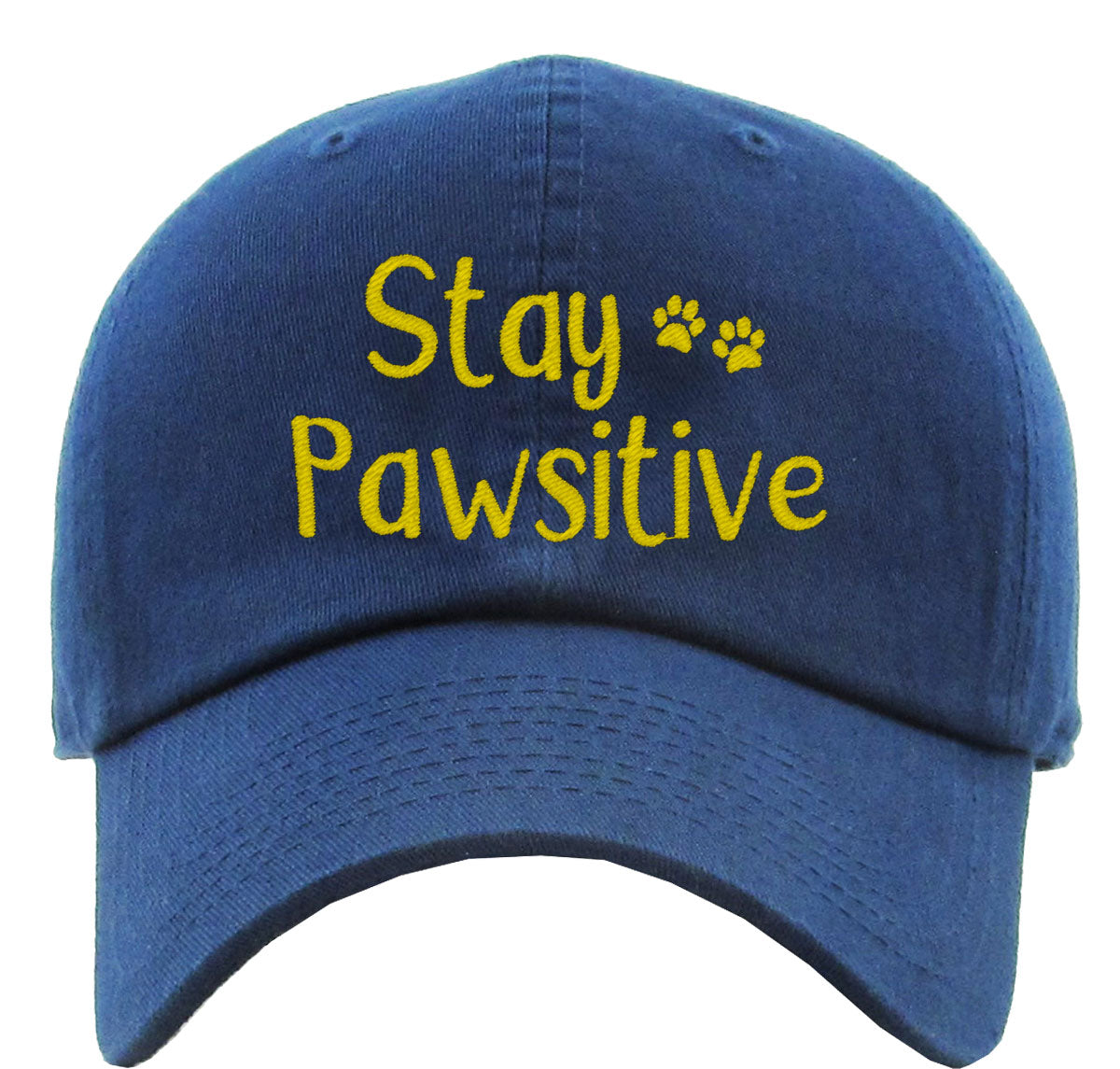Stay Pawsitive Dog Premium Baseball Cap