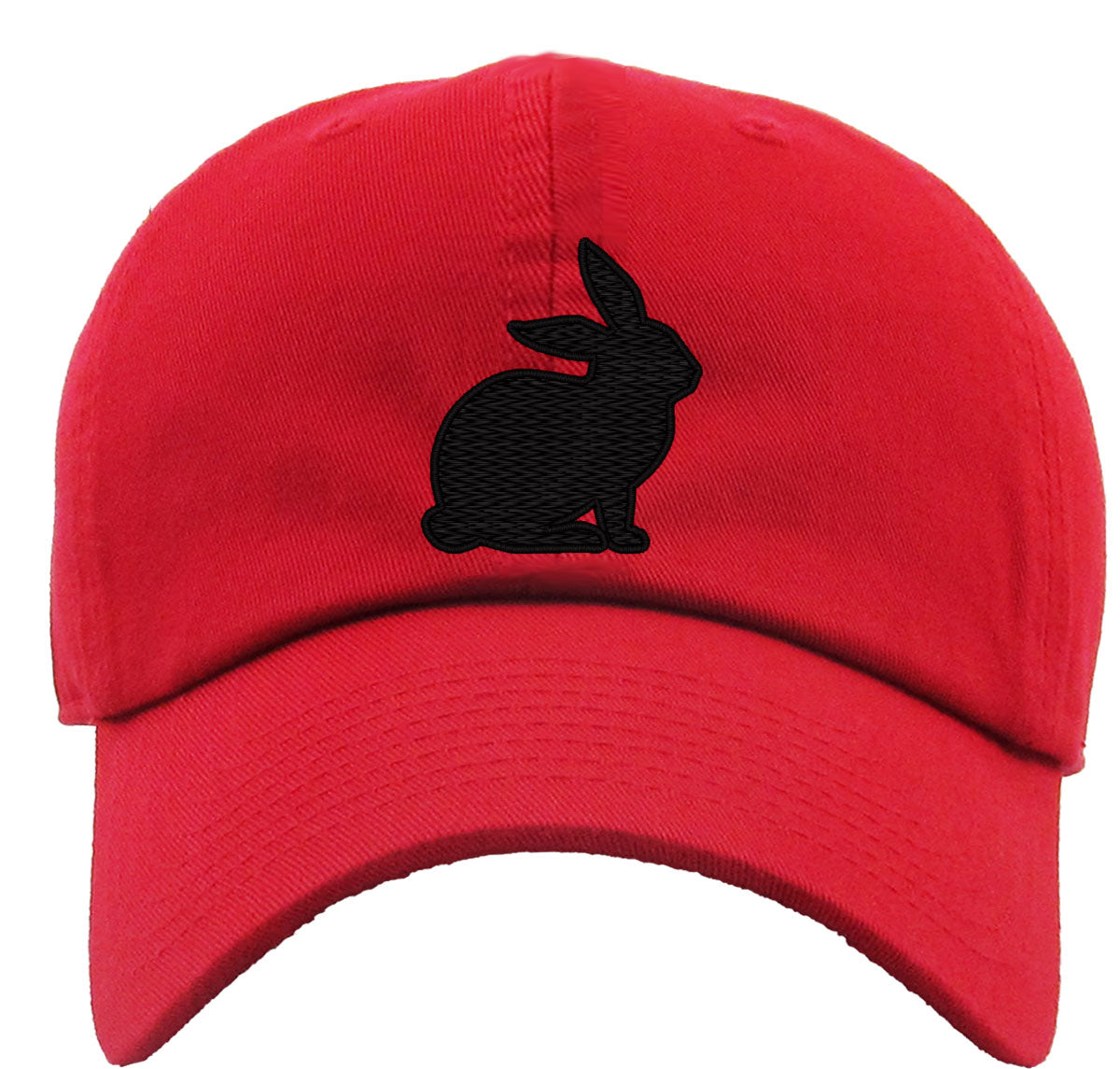 Bunny Silhouette Premium Baseball Cap