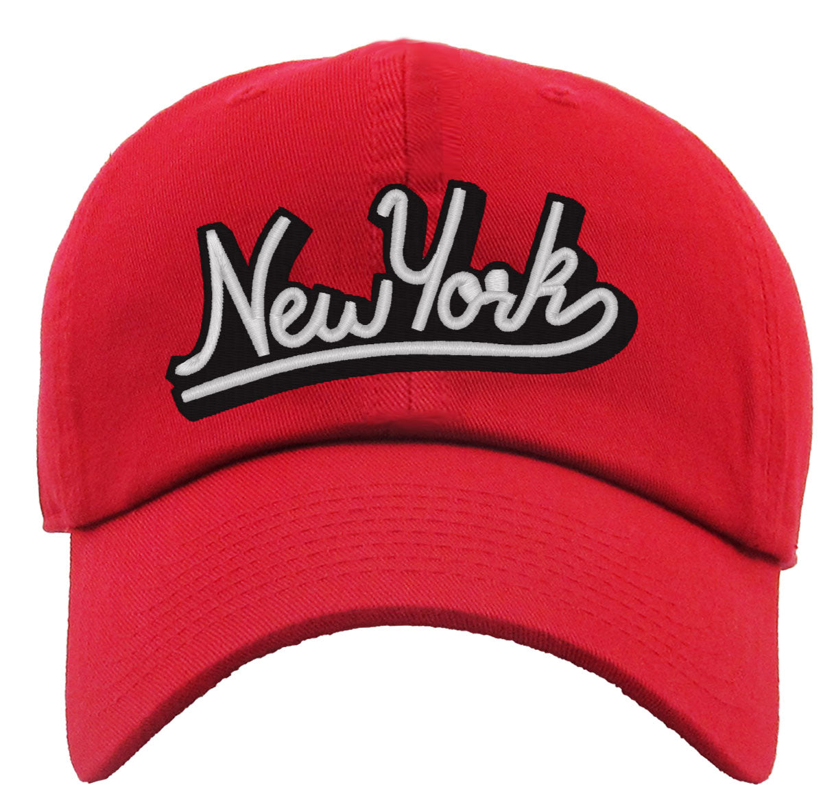 New York Typography Premium Baseball Cap