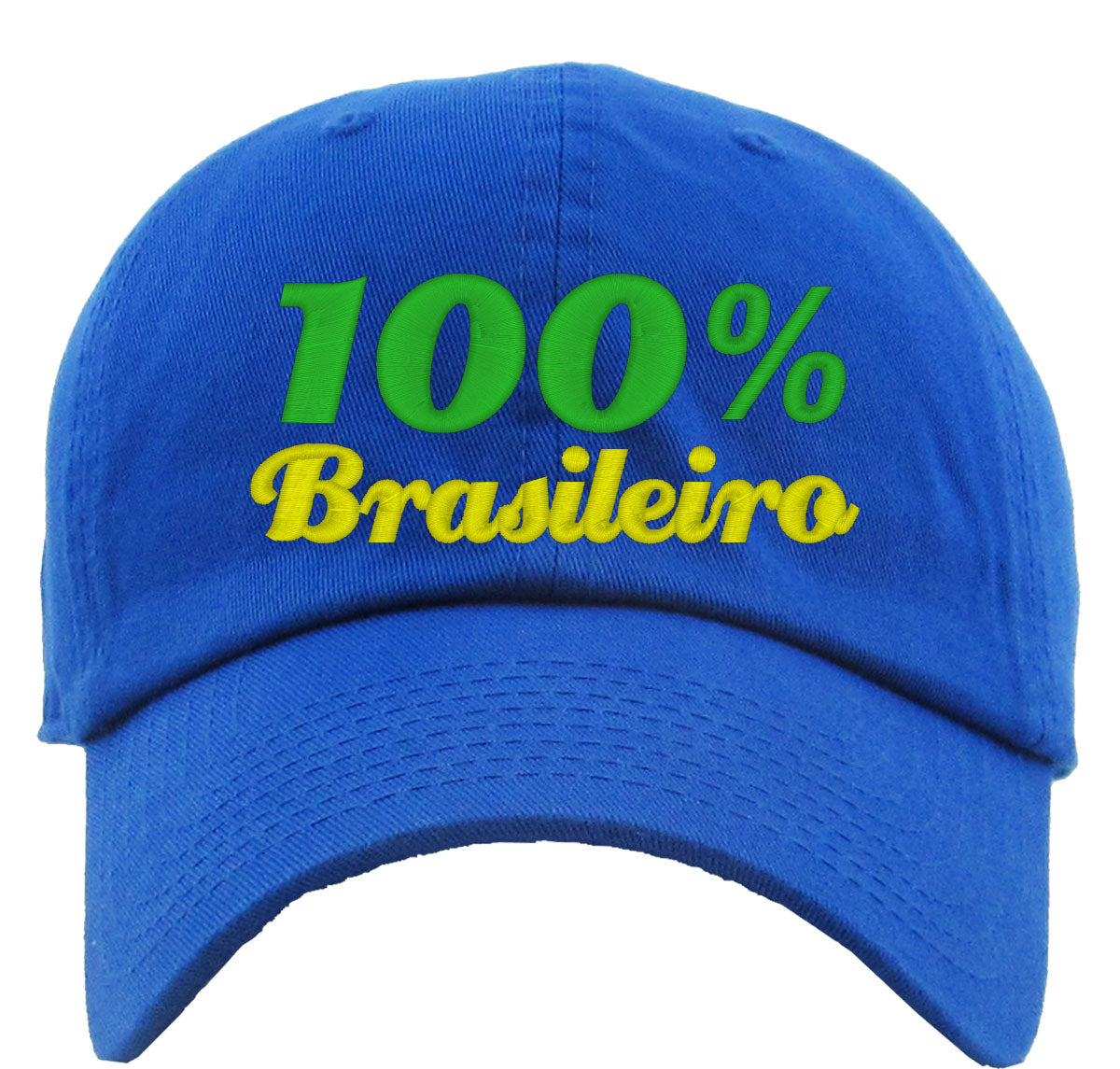 100% Brasileiro Brazilian Day Premium Baseball Cap