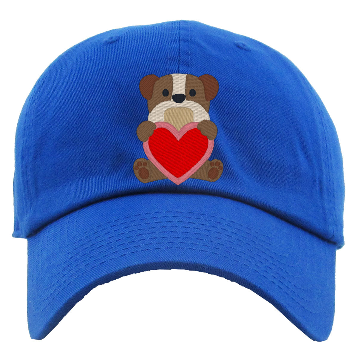 Bulldog Puppy Dog Love Premium Baseball Cap
