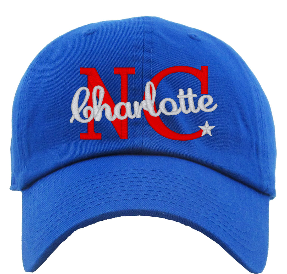Charlotte North Carolina Premium Baseball Cap