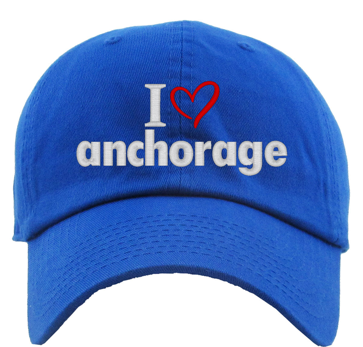 I Love Anchorage Premium Baseball Cap