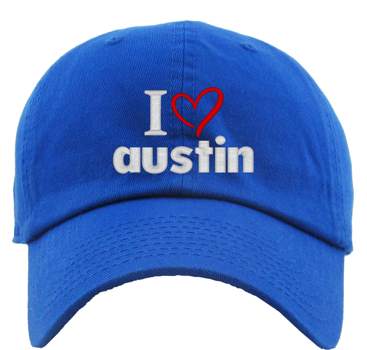 I Love Austin Premium Baseball Cap