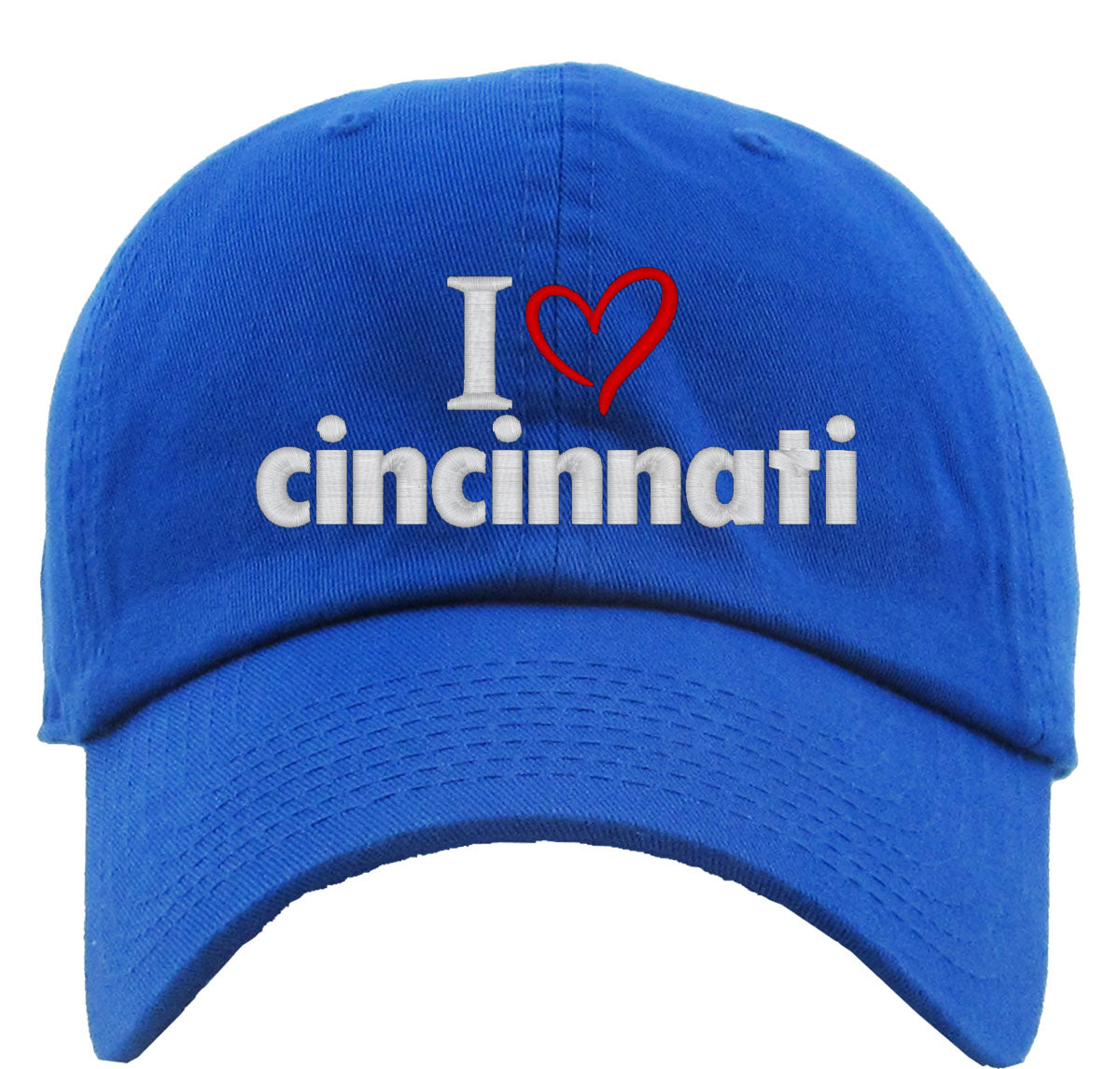 I Love Cincinnati Premium Baseball Cap
