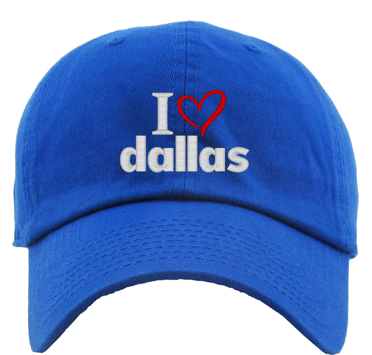 I Love Dallas Premium Baseball Cap