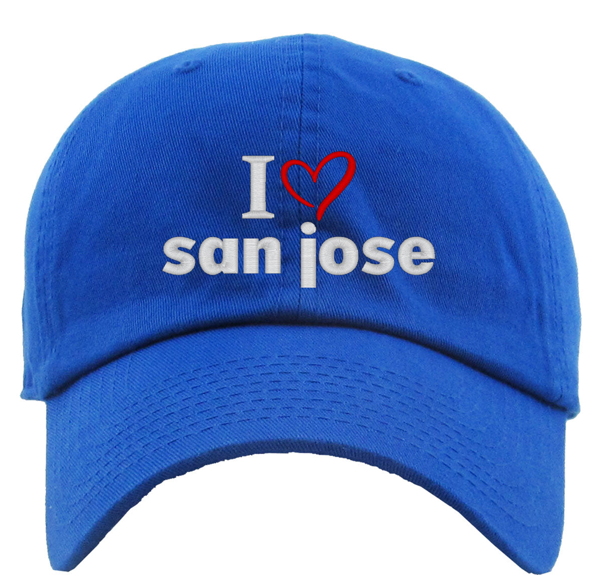 I Love San Jose Premium Baseball Cap