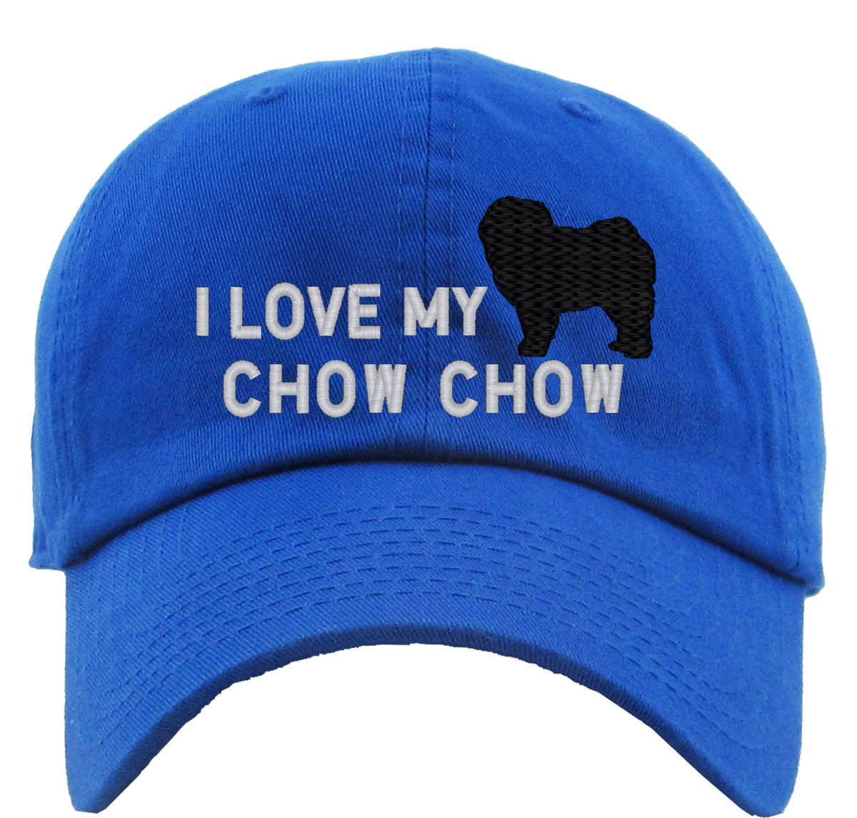 I Love My Chow Chow Dog Premium Baseball Cap