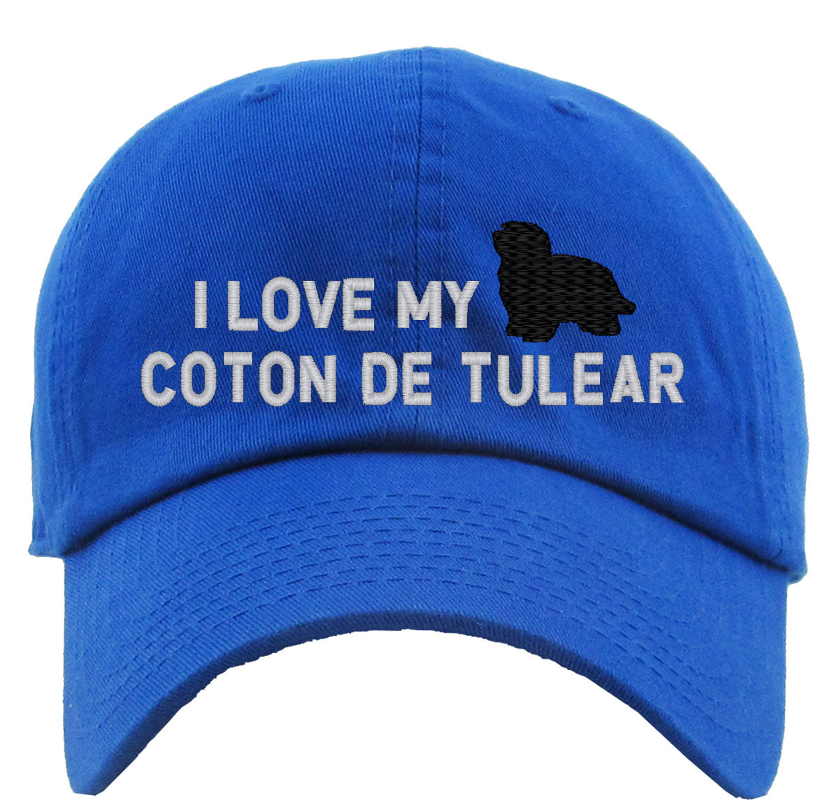 I Love My Coton De Tulear Dog Premium Baseball Cap