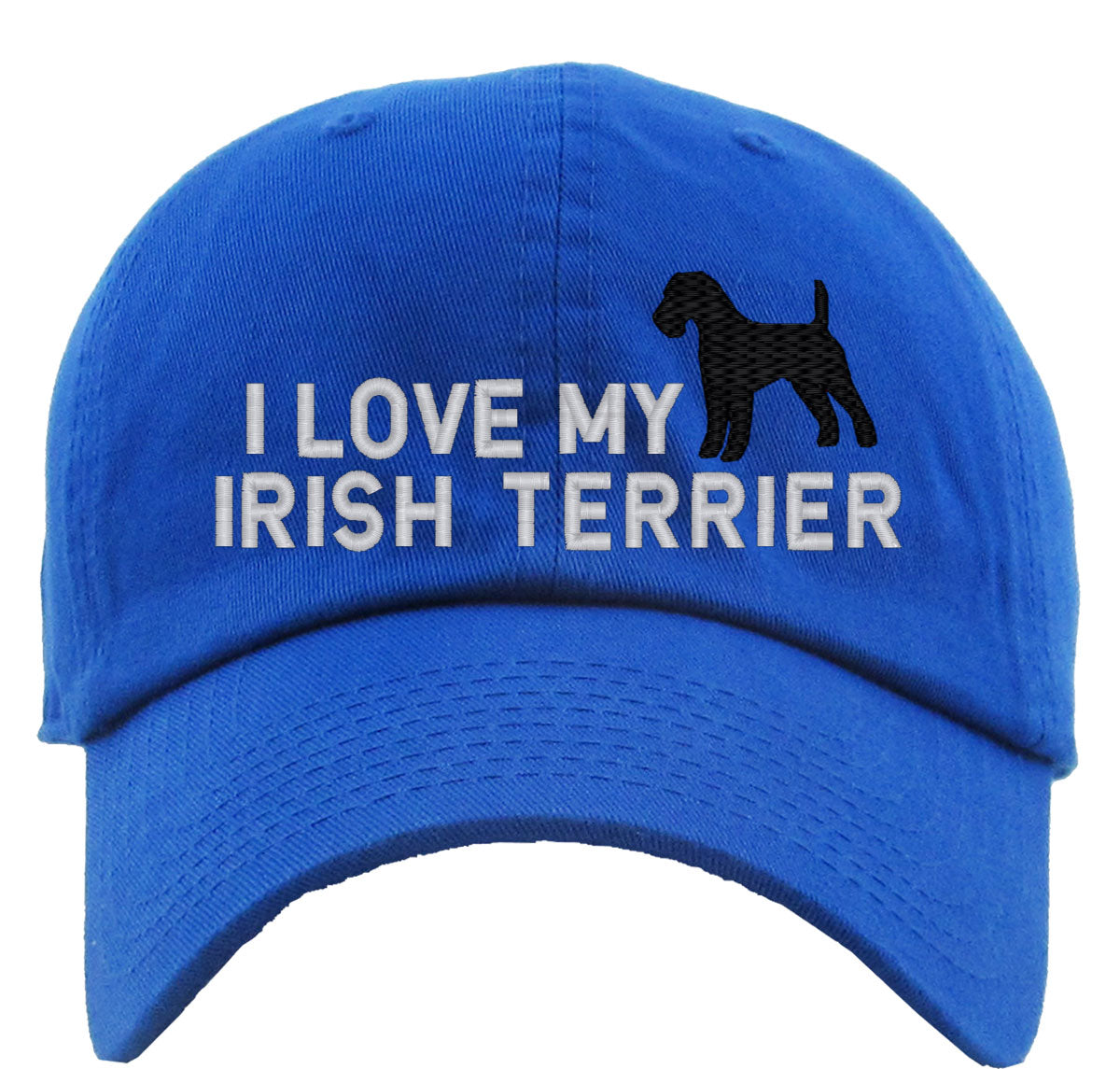 I Love My Irish Terrier Dog Premium Baseball Cap