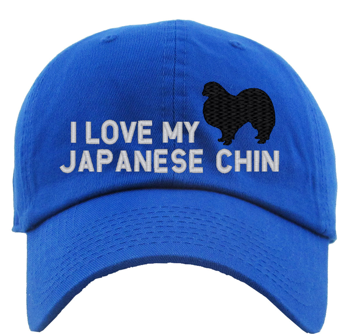 I Love My Japanese Chin Dog Premium Baseball Cap