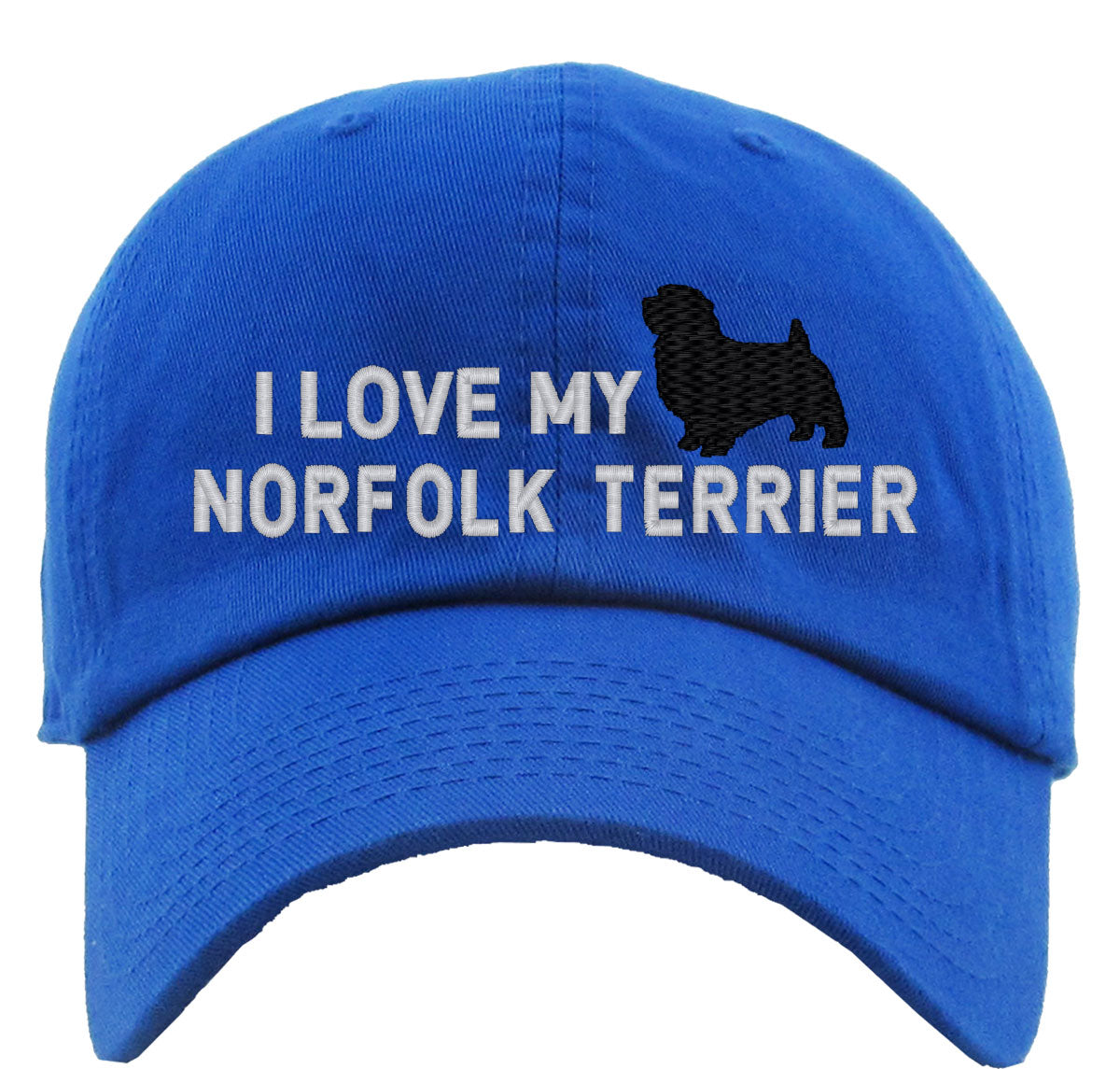 I Love My Norfolk Terrier Dog Premium Baseball Cap