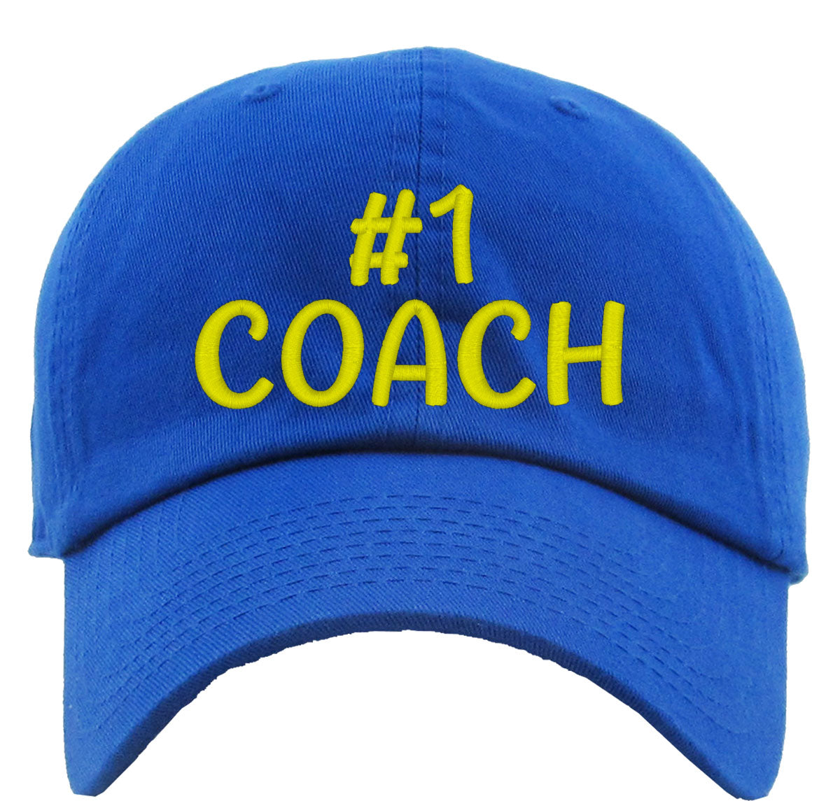 No 1 Coach Number One Coach Premium Baseball Cap