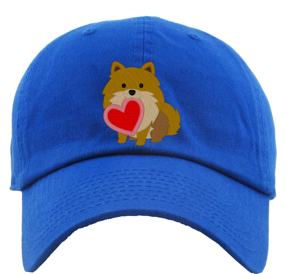Pomeranian Puppy Dog Love Premium Baseball Cap