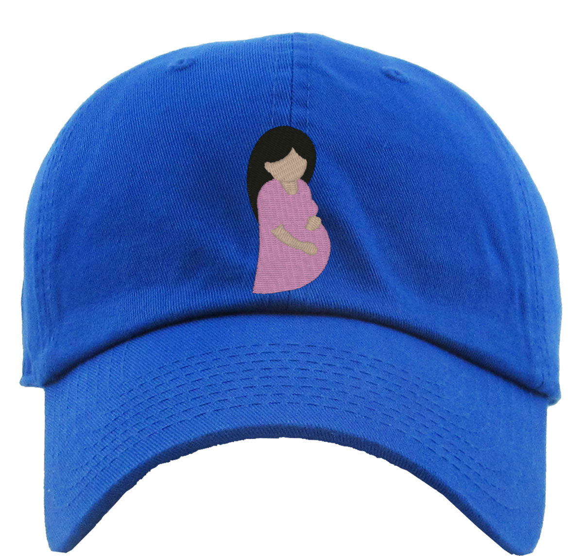 Pregnant Woman Mother's Day Premium Baseball Cap