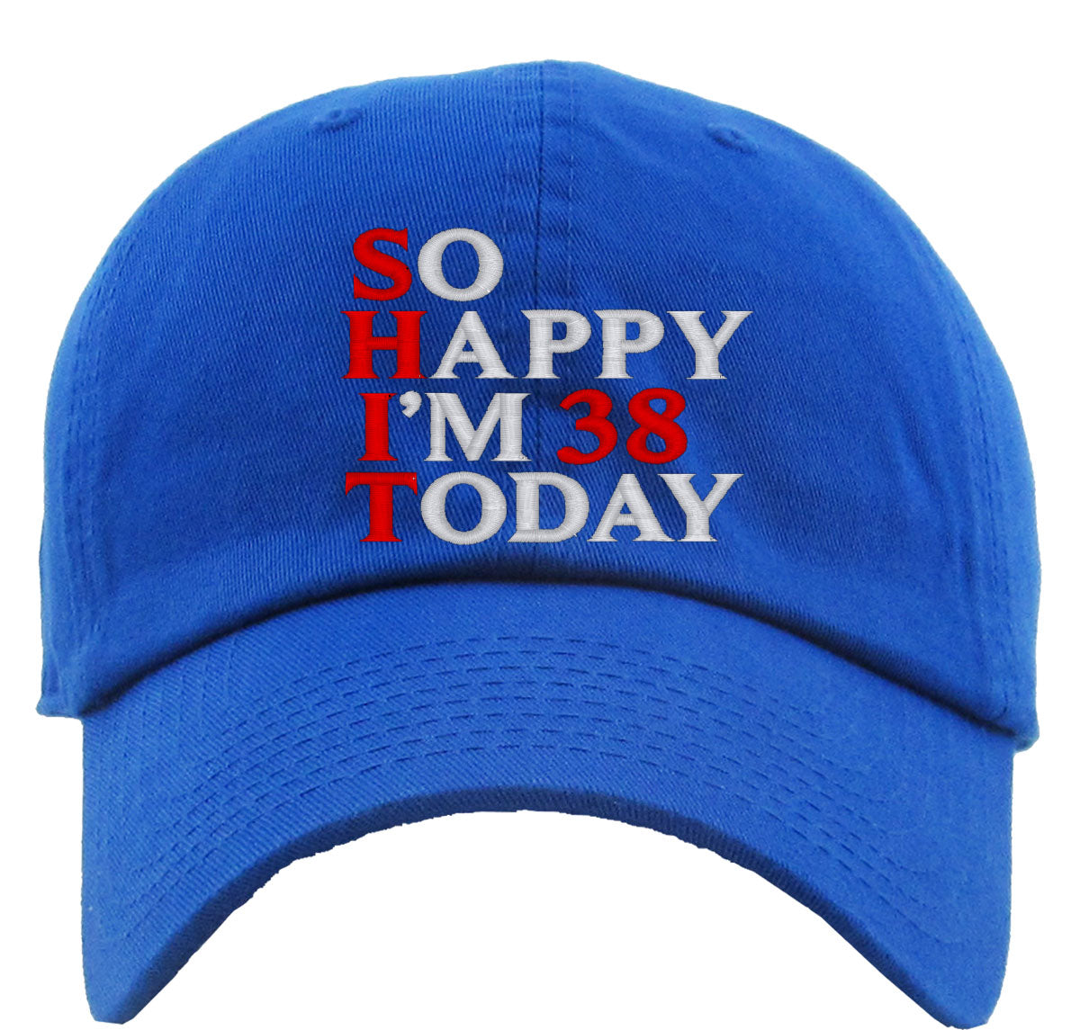 So Happy I'm [Custom Age] Today Custom Birthday Premium Baseball Cap