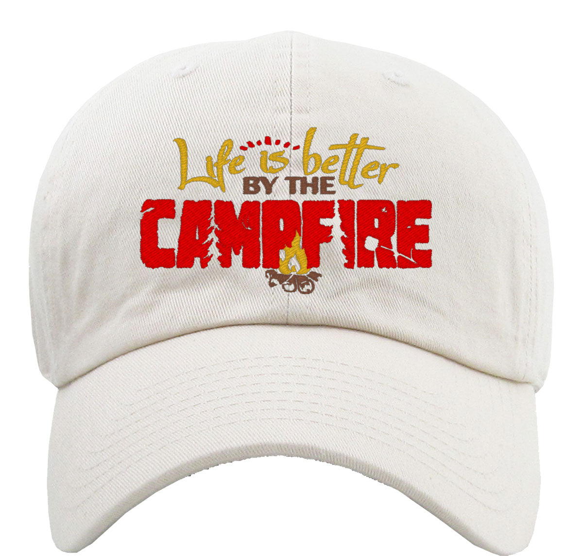Life Is Better By The Campfire Premium Baseball Cap