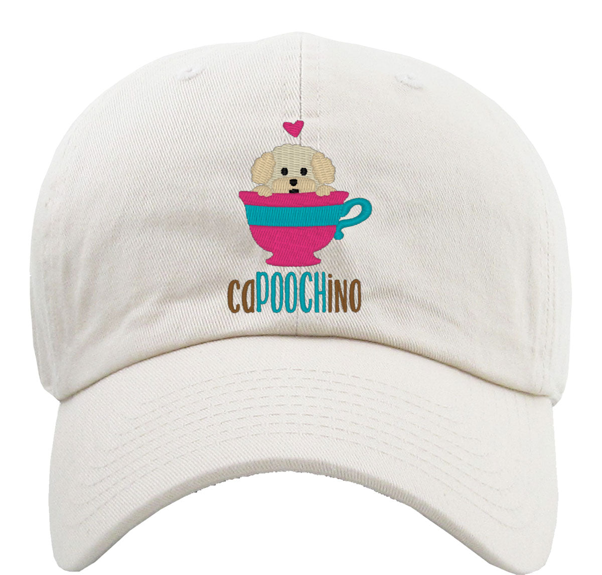 Capoochino Cute Dog Premium Baseball Cap